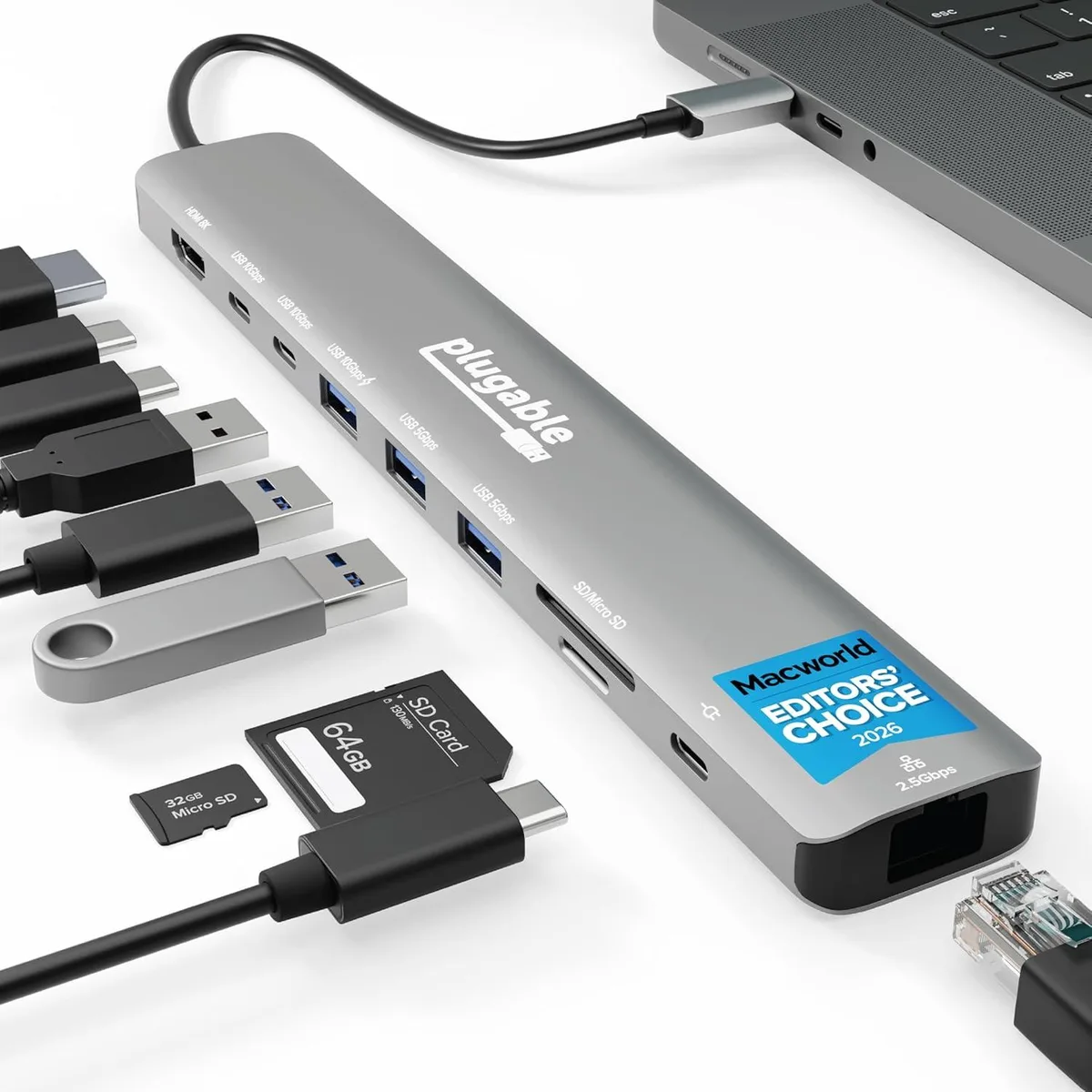 MCHOSE MCHOSE USBC-10IN1E 10-in-1 USB Converter — product photo