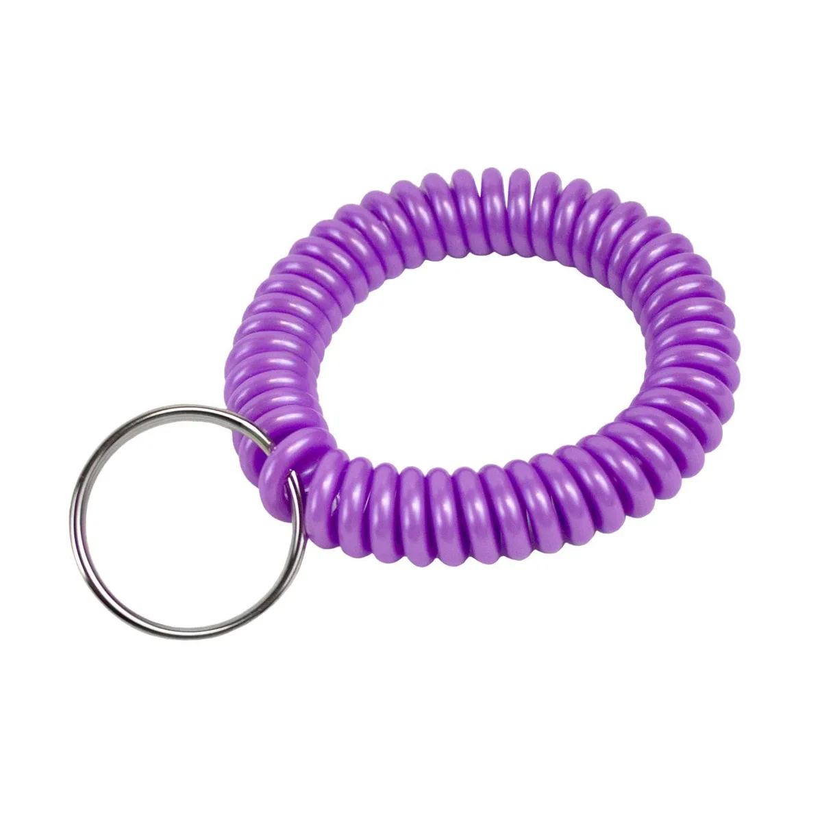  Lucky Line 410651 Wrist Coil Keyholder Purple Stretches to 12 — product photo