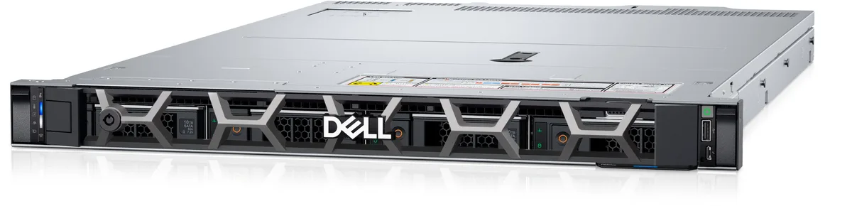 DELL DELL PowerEdge R660xs 1U rack server, 2×Xeon, 16 DDR5 slots, 1.5 TB max — product photo