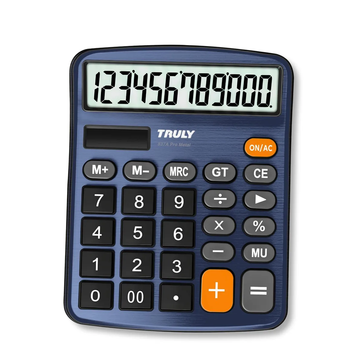  HP 837A 12-Digit Desktop Calculator Metal Pink 4.3" LCD — product photo