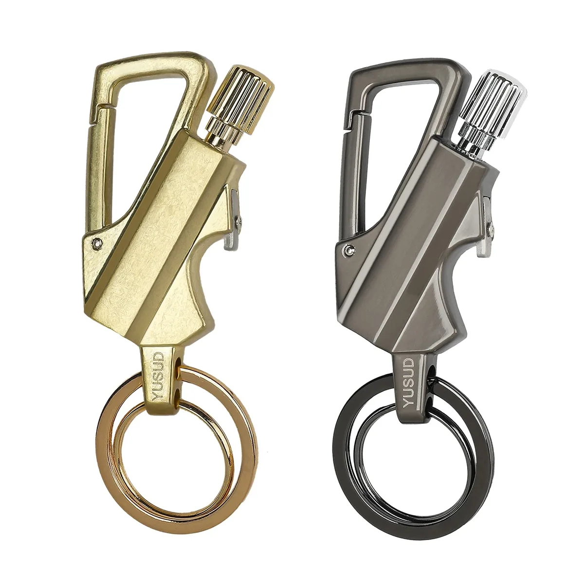  yusud Permanent Match Infinity Lighter 2 Pack Gold — product photo