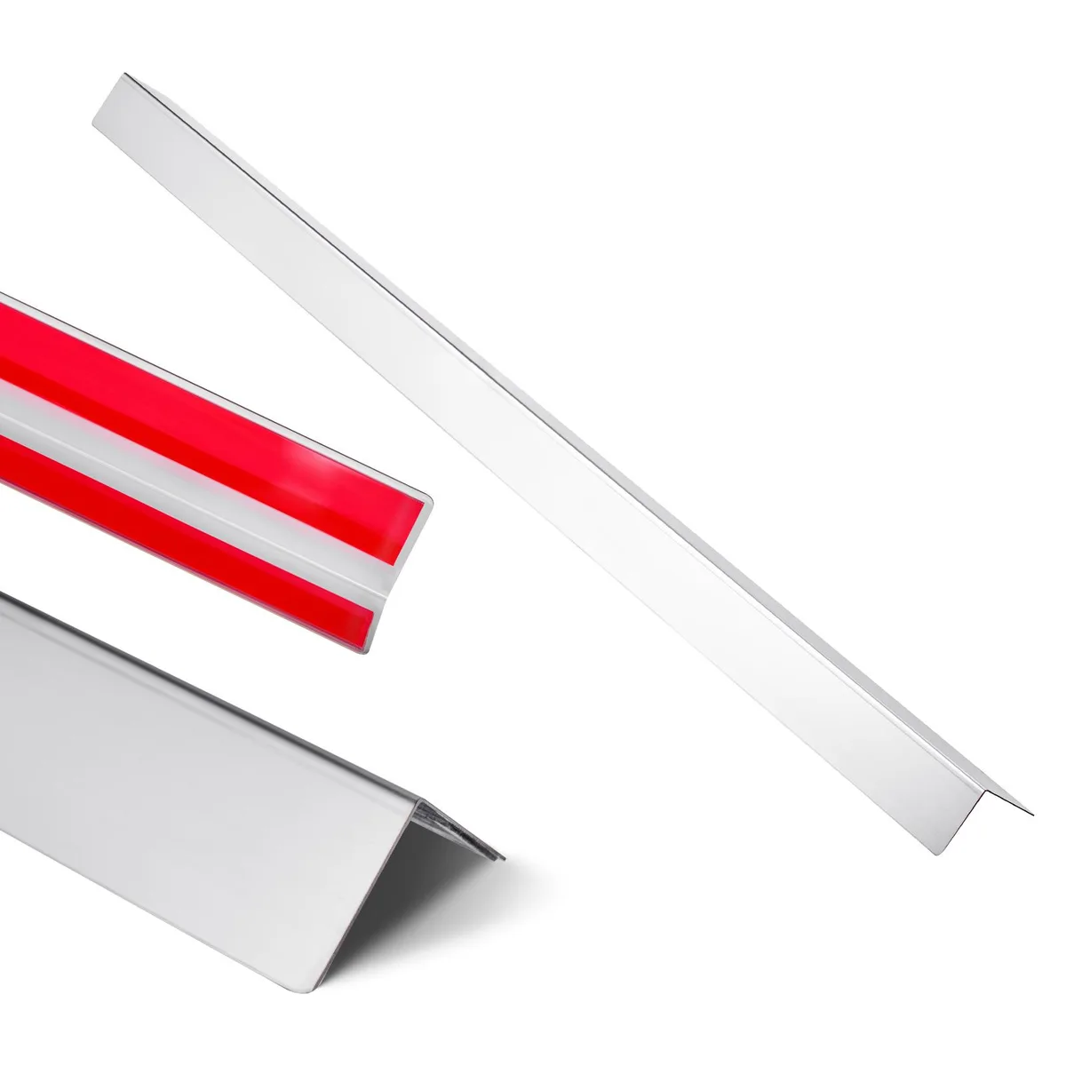 VEVOR VEVOR Stainless Steel Wall Corner Protector 10 Pack 2x2x48 inch 304 Grade 3M Tape — product photo