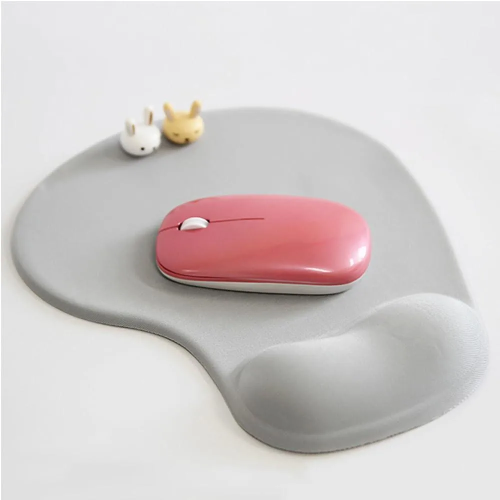  JYWYBF Ergonomic Mouse Pad with Wrist Rest Grey 9.0 x 7.7 in — product photo