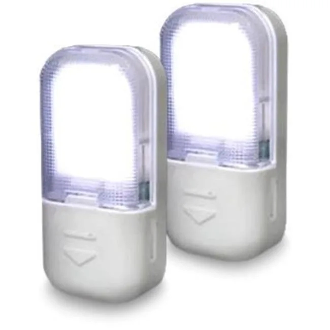 AmerTac AmerTac 71185 LED Drawer Cabinet Night Lights 2-Pack White — product photo