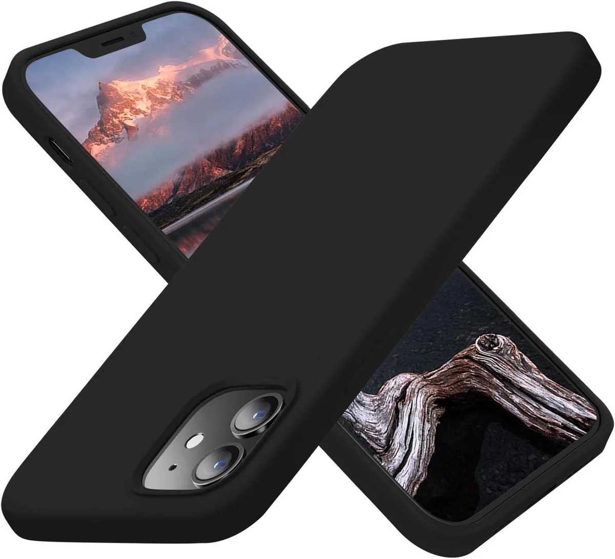 iworkmart iworkmart Silicone Shockproof Case for iPhone 12/12 Pro 6.1 inch Black — product photo