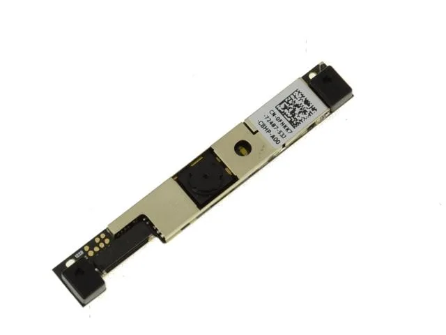 Small black Dell webcam module with flexible ribbon cable