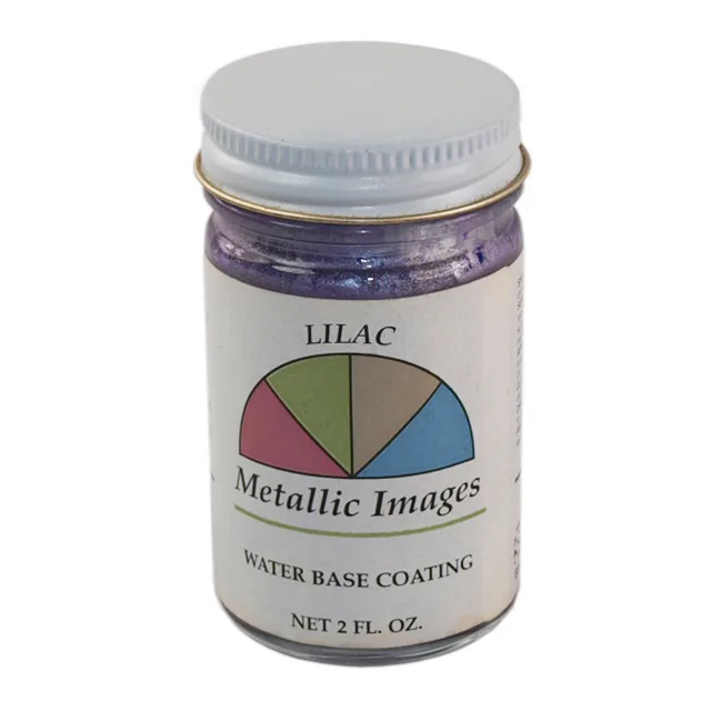 Small 2oz paint bottle, lilac metallic finish