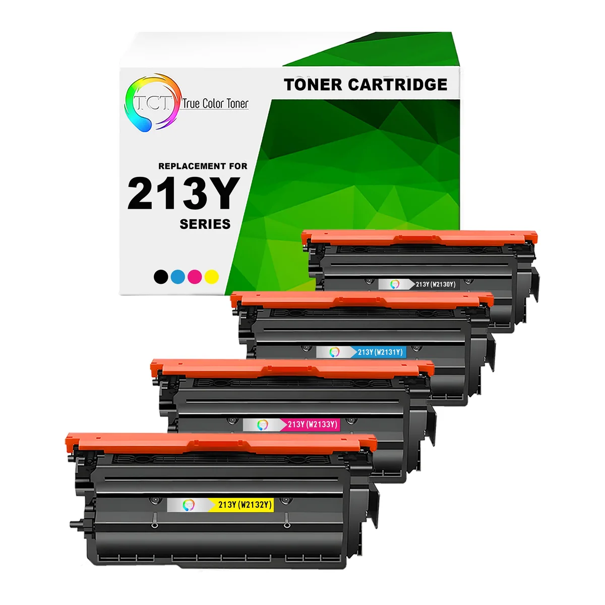 TCT TCT 213Y Jumbo 4 Pack toner cartridge 18000/12000 pages — product photo