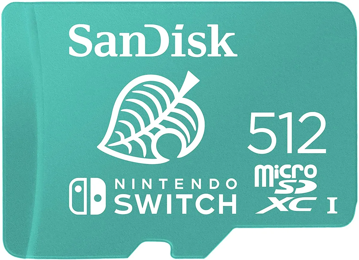 SanDisk SanDisk SDSQXAO-512G-GNCZN 512GB microSDXC UHS-I memory card — product photo