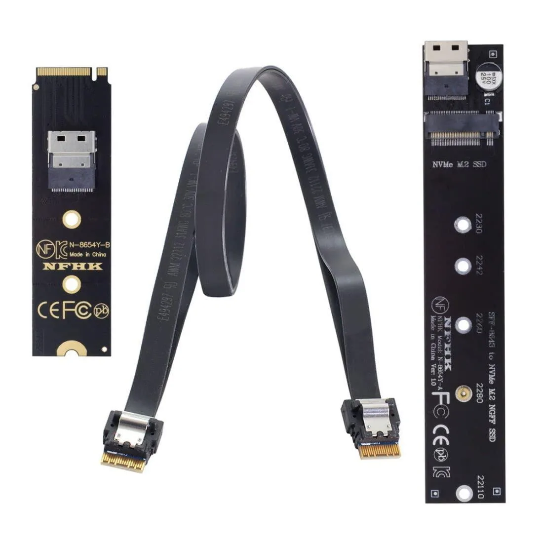 Vszerda Vszerda M.2 NVME M-Key Extension Cable 40cm SFF-8654 — product photo