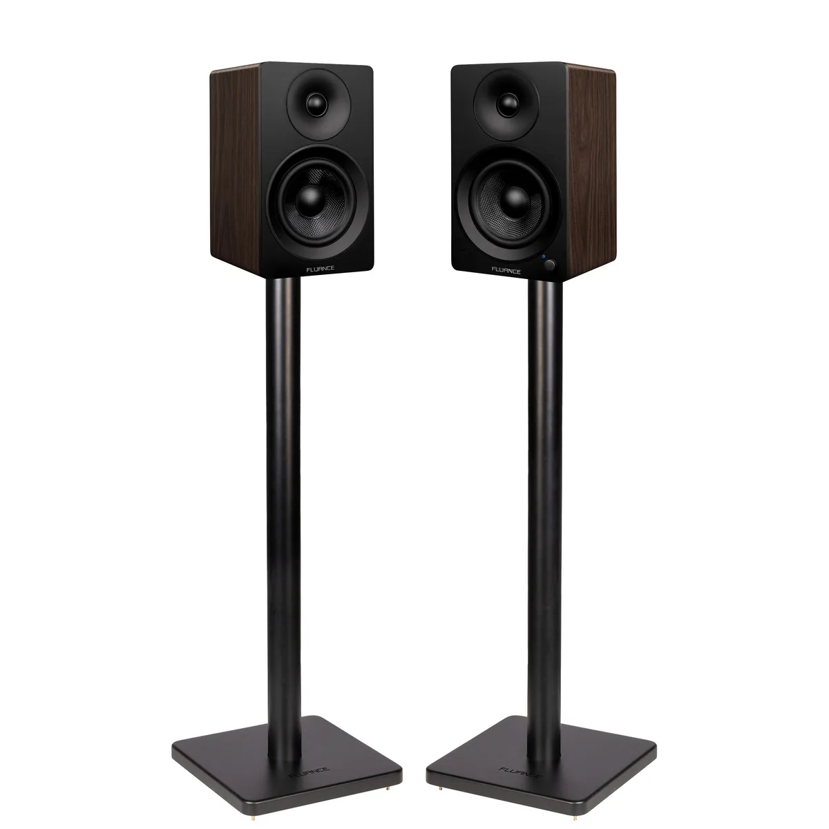 Fluance Fluance Ai41 Powered Bookshelf Speakers with Stands 5" 90W Bluetooth 5.0 (Natural Walnut) — product photo