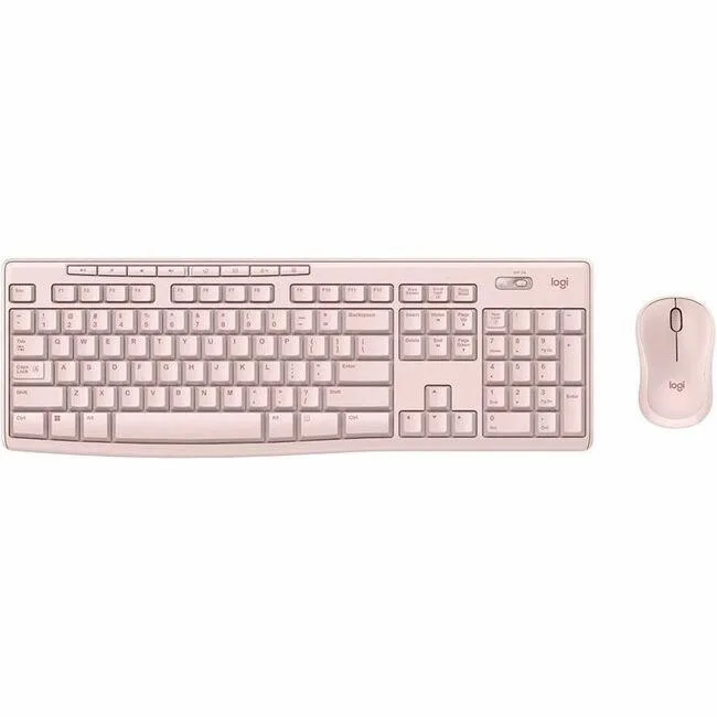 Logitech Logitech 920-013270 MK270 Wireless Keyboard and Mouse Combo Rose — product photo