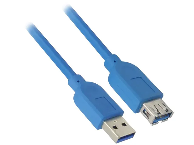 Nippon Labs Nippon Labs 50USB3-AAF-15 USB 3.0 A Male to A Female Extension Cable 15 ft Blue — product photo