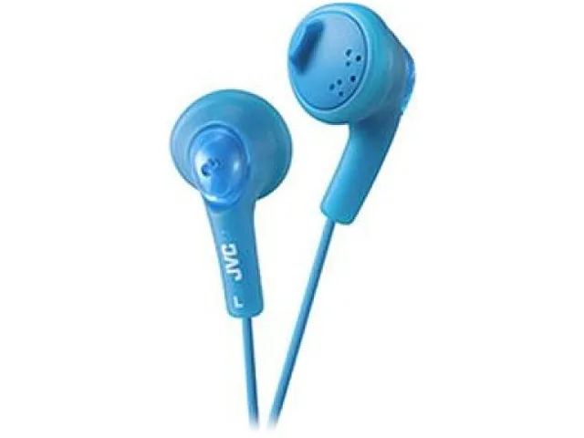 JVC JVC HA-F160-A-K Blue Earbud Headphones 13.5mm Driver — product photo