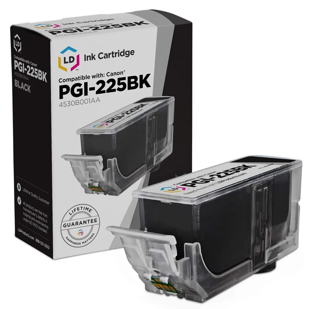 LD Products LD Products PGI-225BK Pigment Black Ink Cartridge 510 Pages — product photo