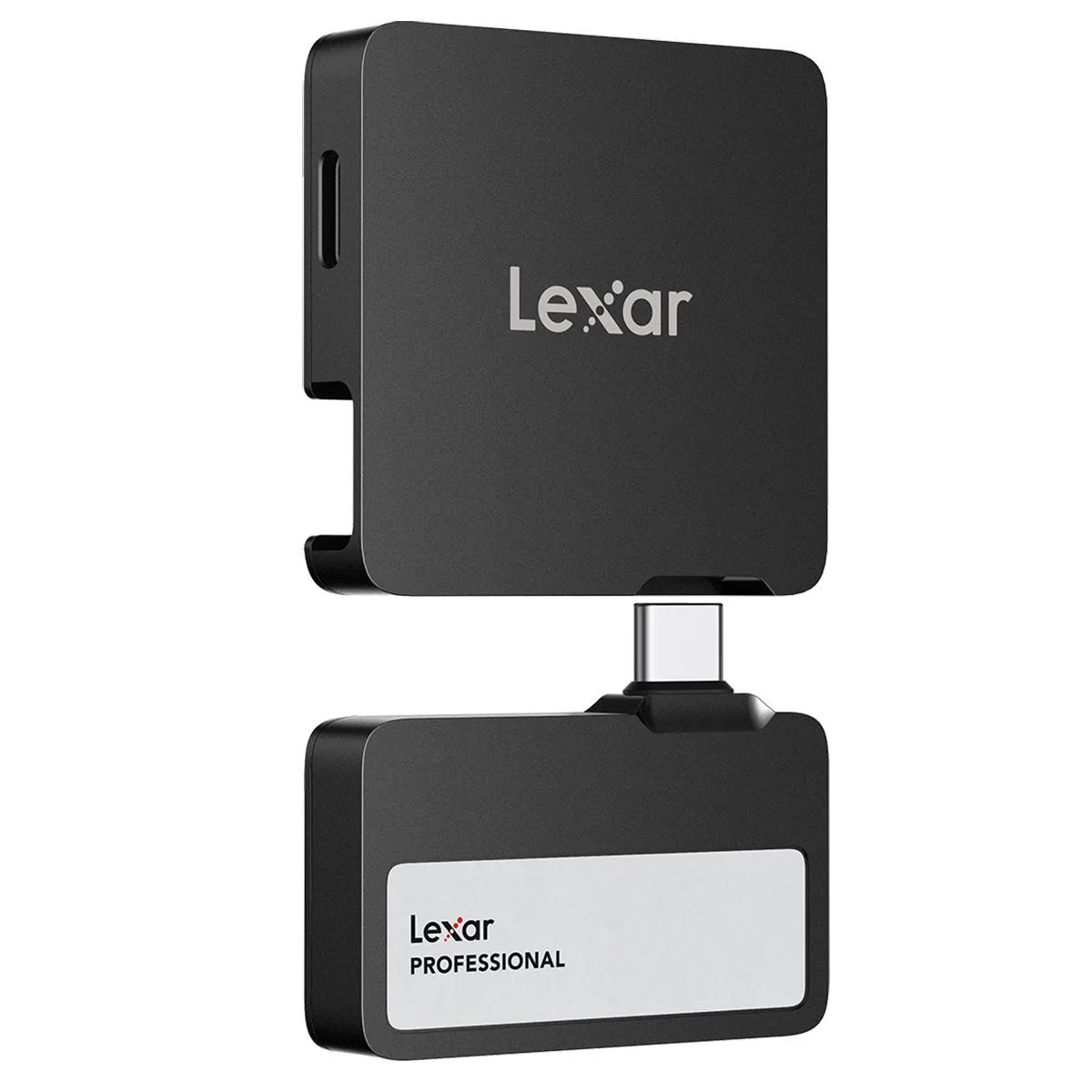 Lexar Lexar LSL400S001T-RNBNU 1TB portable SSD with hub — product photo