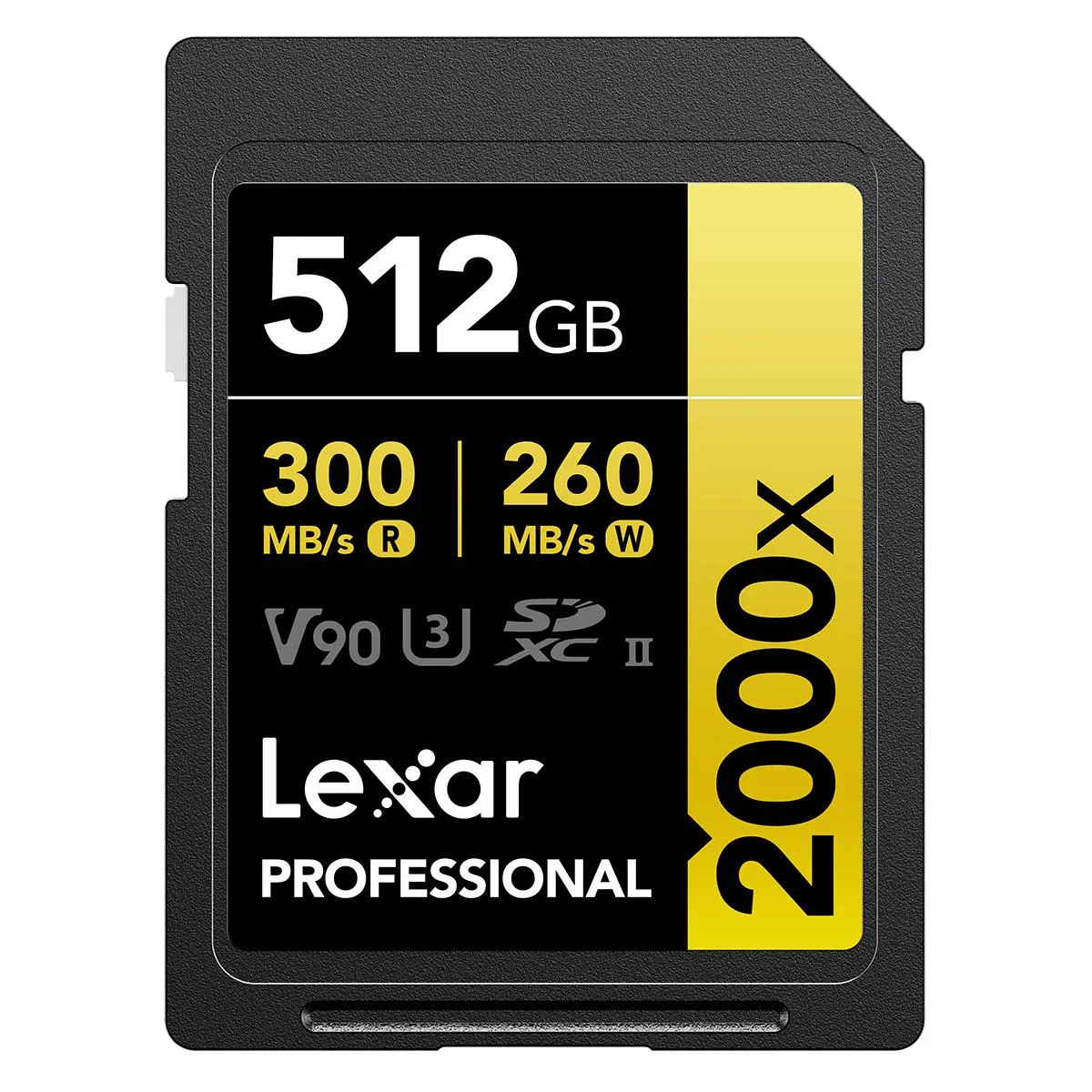 Lexar Lexar LSD2000512G-RNNNU 512GB UHS-II SDXC memory card — product photo