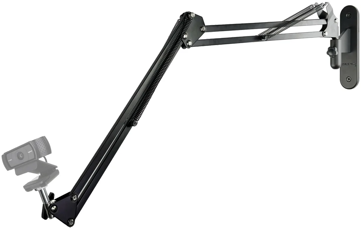 BESIGN BESIGN Webcam Wall Mount Boom Arm 75 cm 1/4-20 Thread 1 kg Load — product photo