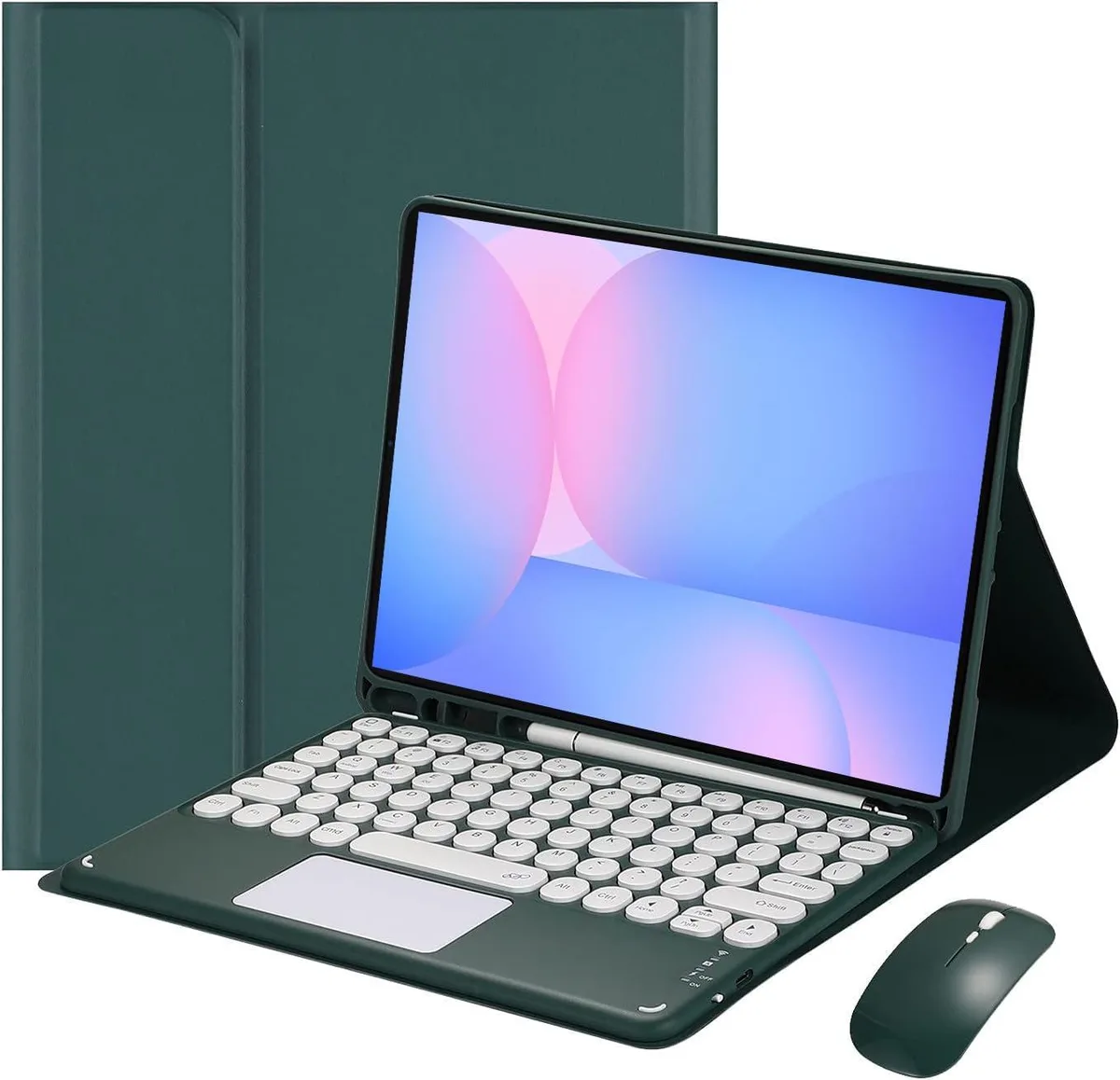 Timoom Timoom Keyboard Case with Mouse for Samsung Tab S10 FE/S9 FE 10.9/S9 11 Dark Green — product photo