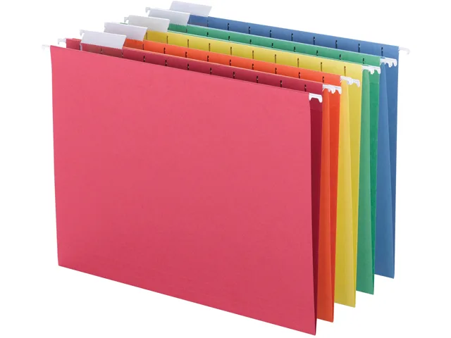 Business Source Business Source 5215AST Letter Hanging File Folder 1/5 Tab 25 Box — product photo