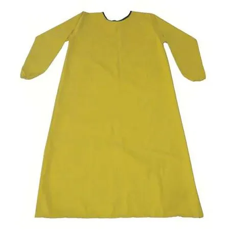 Condor Condor 11J844 Smock Apron Yellow XL 46-1/2 in Personal Protective Equipment — product photo