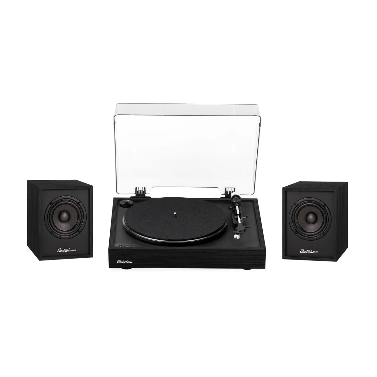 ELECTROHOME Electrohome Montrose Wireless Turntable with Huntley Speakers Black RR36BEB10B — product photo