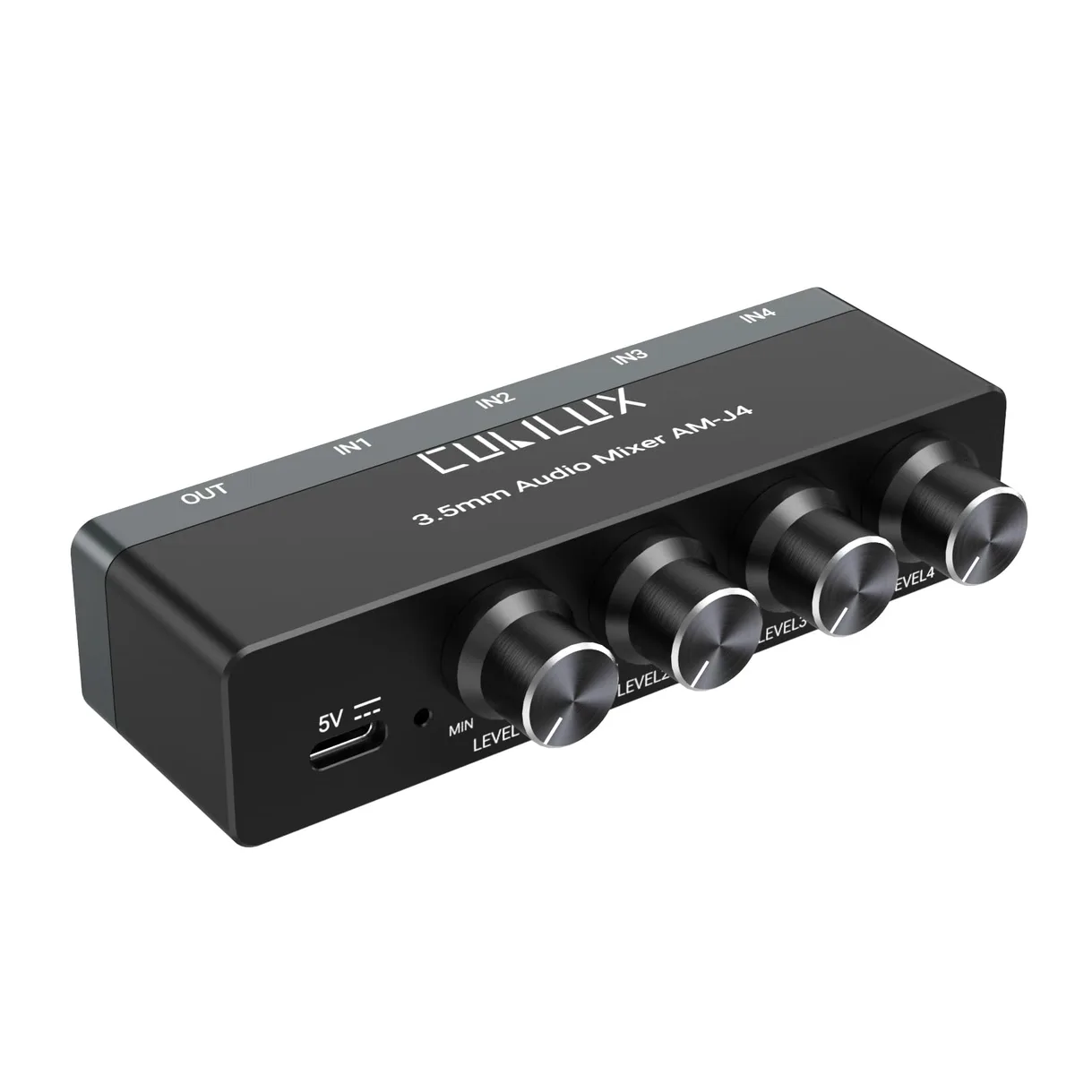  Cubilux 4-Channel 3.5mm Audio Mixer P26 — product photo