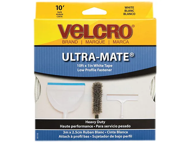 Velcro Velcro 91110 Hook &amp; Loop Fastener Roll 1" x 10 ft White — product photo