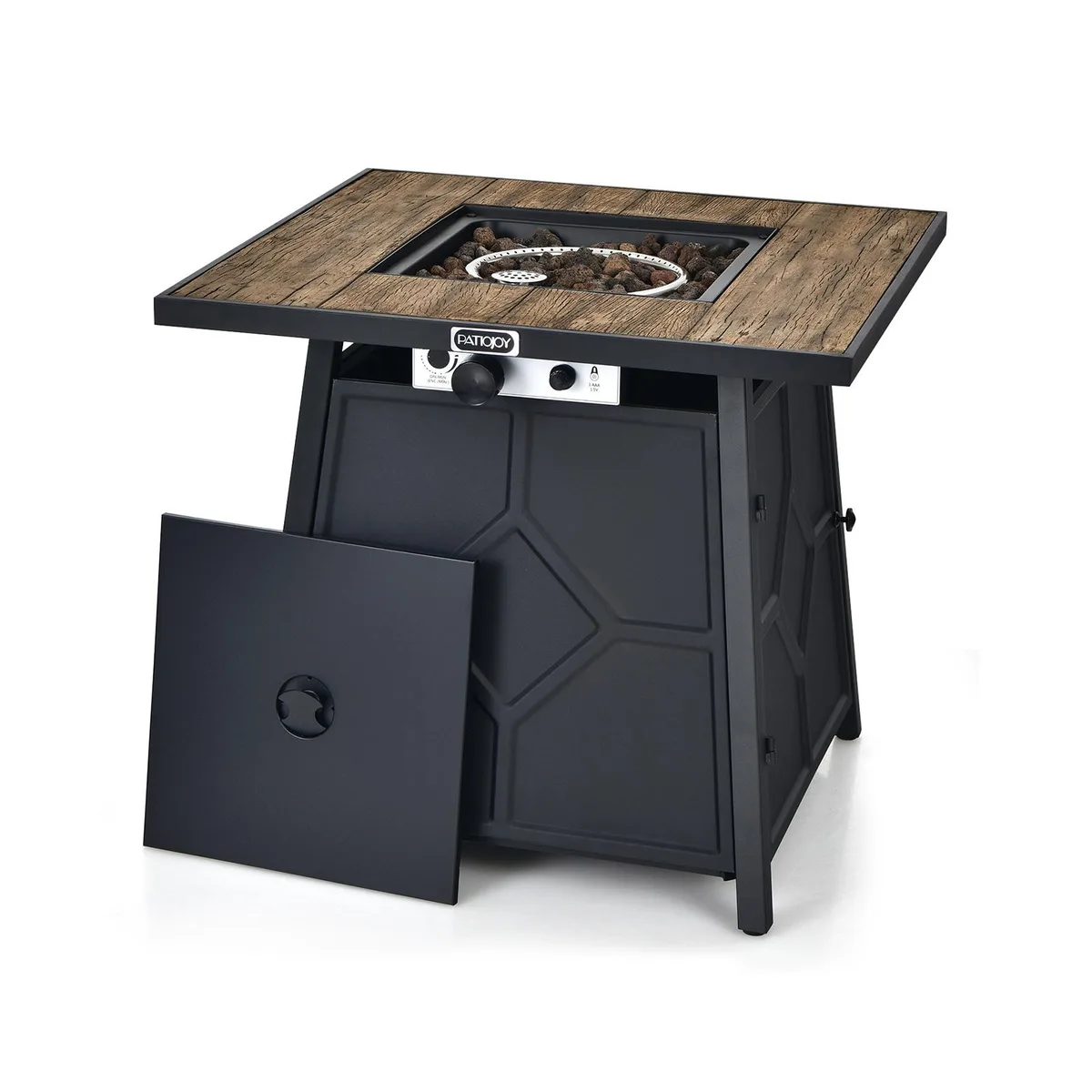 SlickBlue SlickBlue 40000 BTU 28 Inches Propane Gas Fire Pit Table Black — product photo