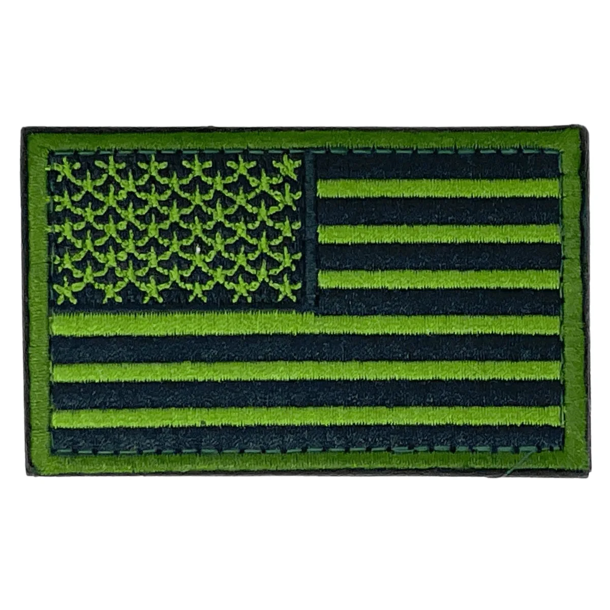 JupiterGear JupiterGear Tactical USA Flag Patch Detachable Backing Green — product photo