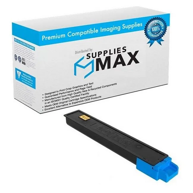 SuppliesMax SuppliesMax Kyocera Mita TK-8327C Cyan Toner Cartridge 12000 Pages — product photo