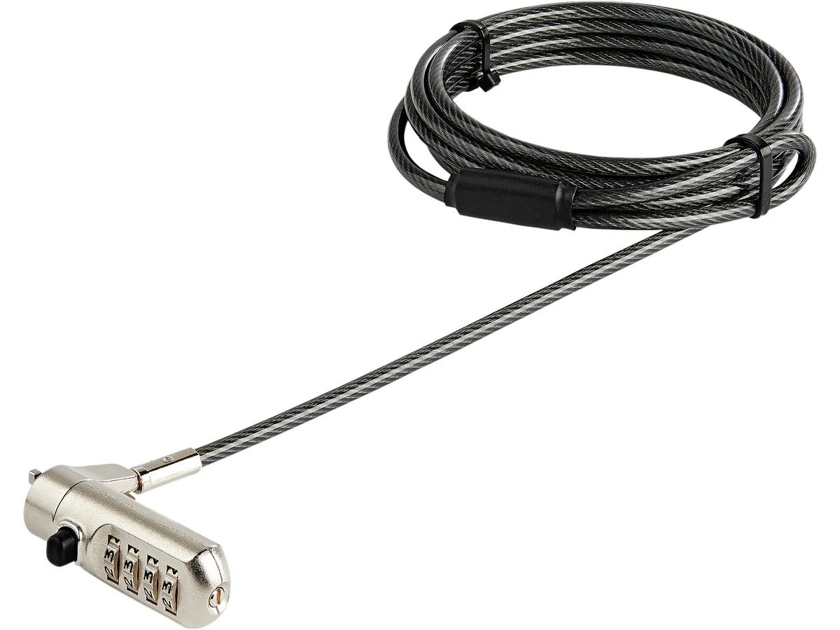 STARTECH STARTECH LTLOCKNANO 6.6ft Nano Slot 4-Digit Combination Security Lock — product photo
