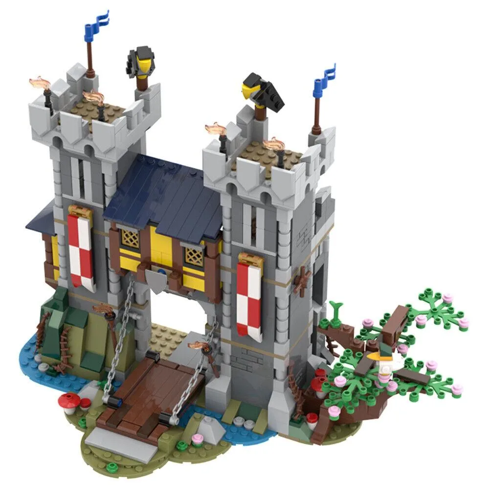 ZITIANYOUBUILD ZITIANYOUBUILD MOC-91876 Castle and Attack of the Dragons 2427 Parts Building Set — product photo