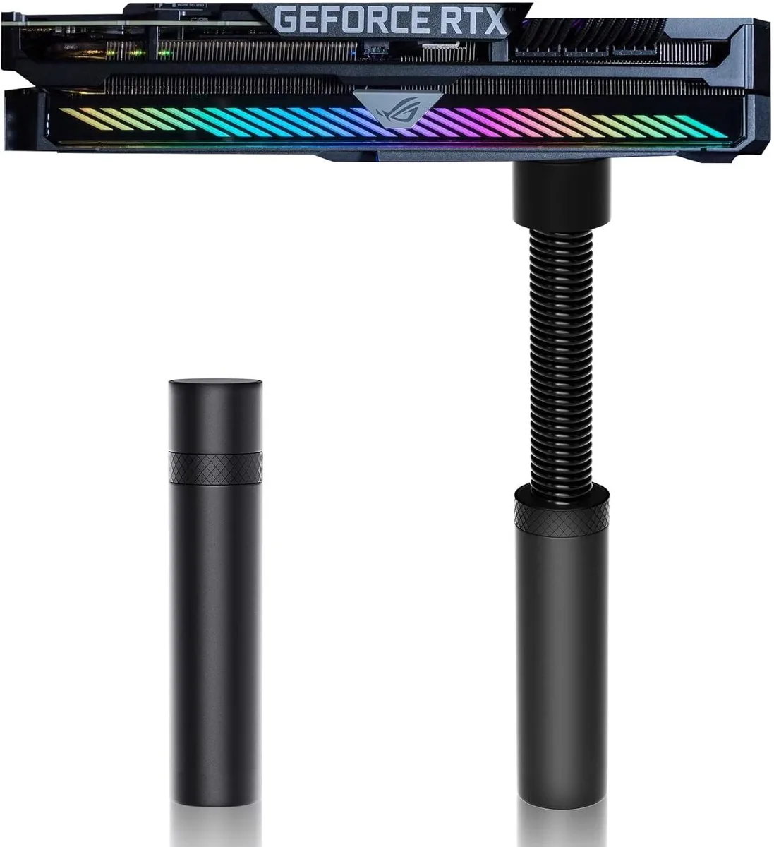 Adiven Adiven GPU Support Bracket Adjustable 70-120mm Magnetic Base Black — product photo