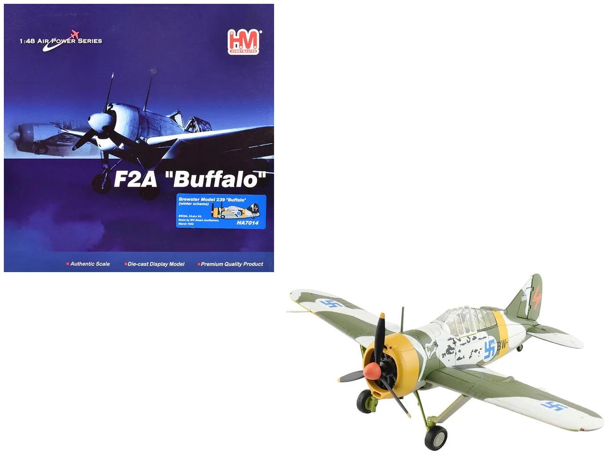 Hobby Master Hobby Master 239 Brewster F2A Model 239 "Buffalo" 1/48 Diecast Hobby Collectible — product photo