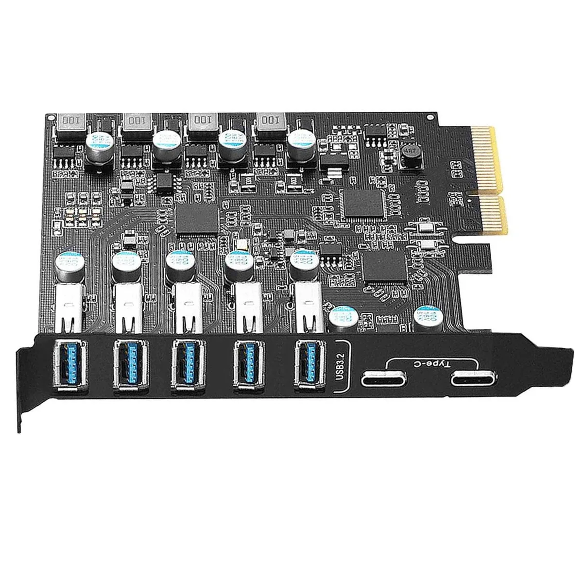 ESTONE ESTONE PCIE25A2C3.2 7-Port USB 3.2 PCIe Expansion Card — product photo