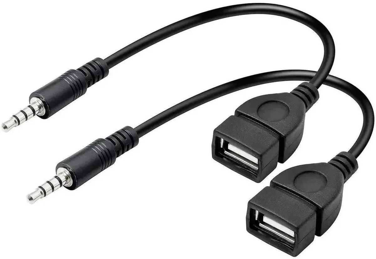 SMUGDESK SMUGDESK 3.5mm Male Aux to USB 2.0 Female MP3 Decoder Adapter Cable — product photo