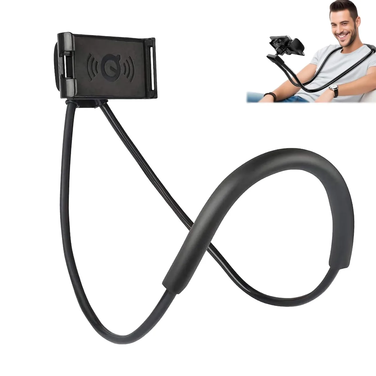  GE iPhone 4/4S Gooseneck Neck Mount 27.6'' Black — product photo