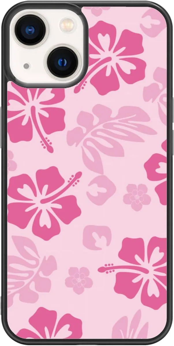 TAURKENAM TAURKENAM Pink Hibiscus Case iPhone 13 6.1 Inch — product photo