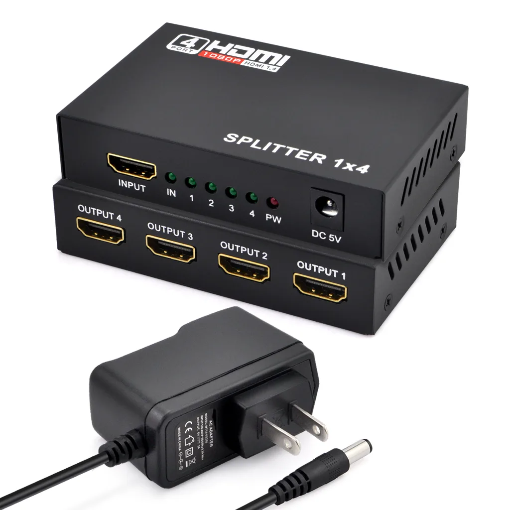 iKKEGOL iKKEGOL 10008 1×4 HDMI Splitter 1080P 7.1 Audio — product photo