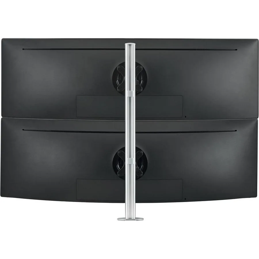 Atdec Atdec Dual Stack Heavy 49" Monitor Desk Mount Silver — product photo