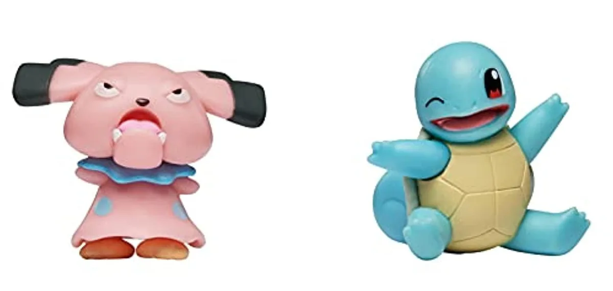 Pokemon Pokemon Battle Figures 2-Pack Squirtle Snubbull action figure — product photo