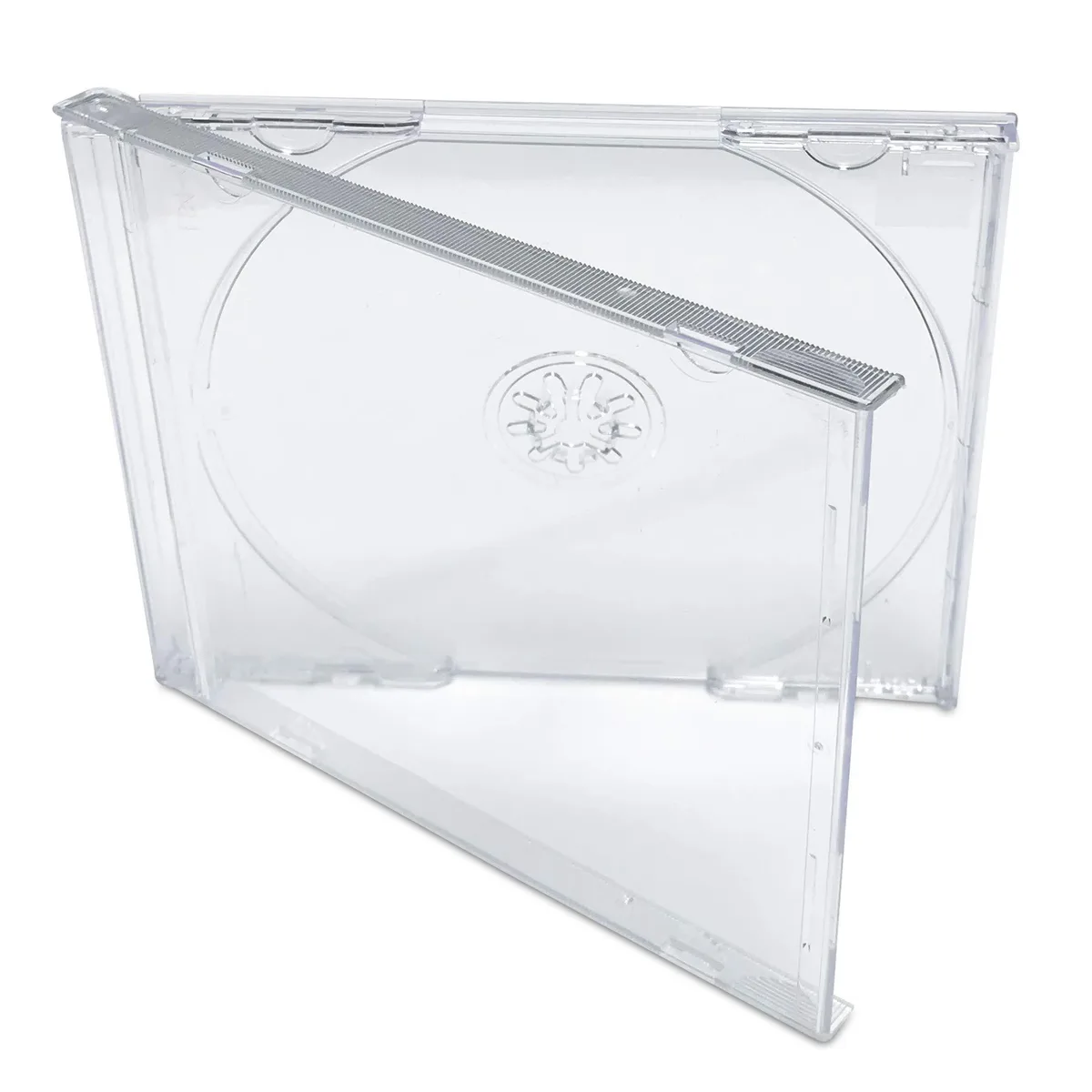  KEYIN Standard Clear CD Jewel Case Premium 10 Pack 10.4mm — product photo