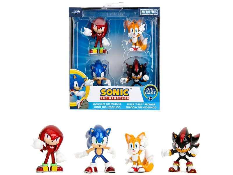 Jada Jada Sonic Metalfigs Diecast Figure Set 4pcs 2.5in — product photo