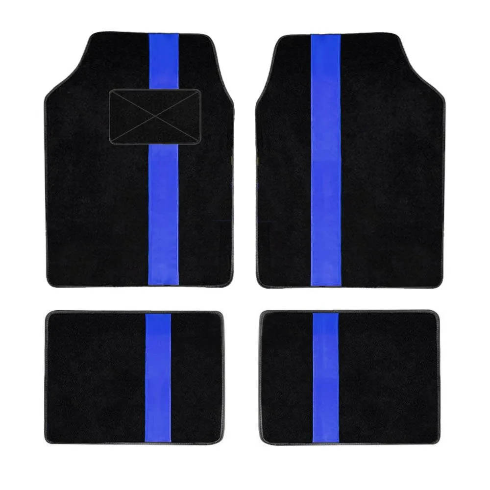 CJSolvesIt! CJSolvesIt! Floor Mats Set of 4 Blue 5.51x19.69in 1550g — product photo