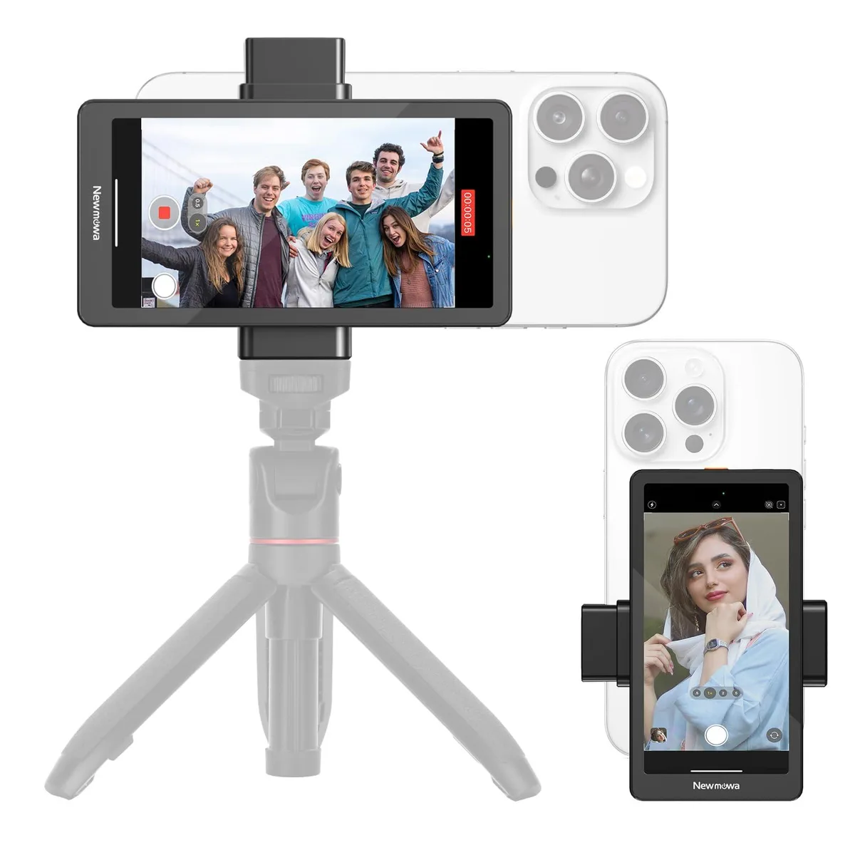 Newmowa 5.5" Phone Vlog Selfie Monitor Screen — product photo