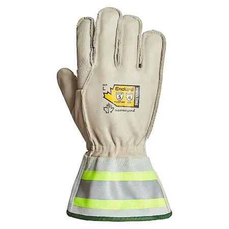 Superior Glove Works Superior Glove Works 365DLX2KG-L Leather Gloves Cowhide Safety Cuff Wing Thumb personal protective equipment — product photo
