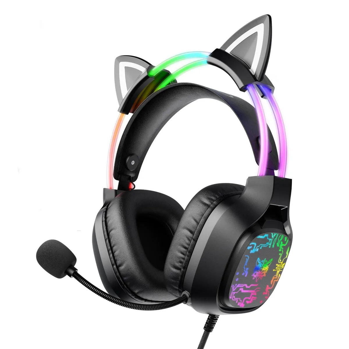 ONITOON X22 headphone with detachable cat ears — product photo