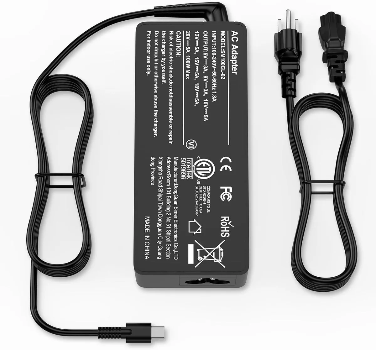 FLEANE FLEANE 100W USB-C AC Adapter — product photo