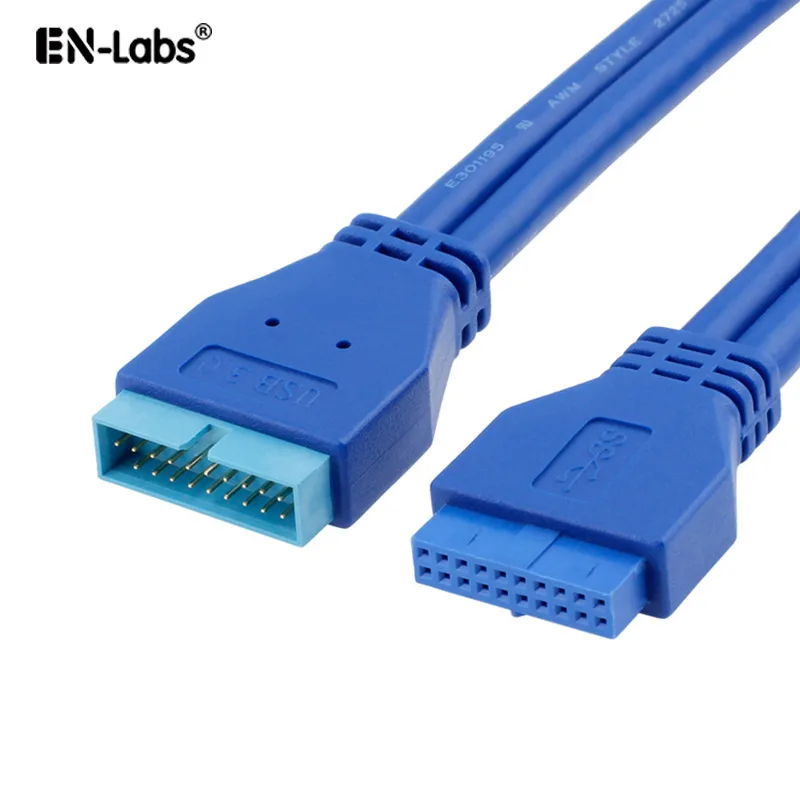 EN-Labs EN-Labs U320PMF50CM USB 3.0 20-pin header extension cable 50 cm blue — product photo